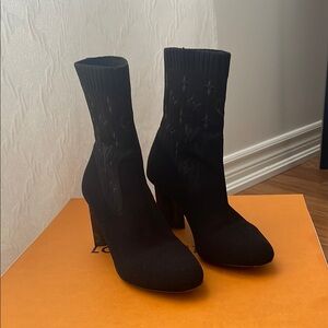 Black Louis Vuitton Women's Ankle Boots